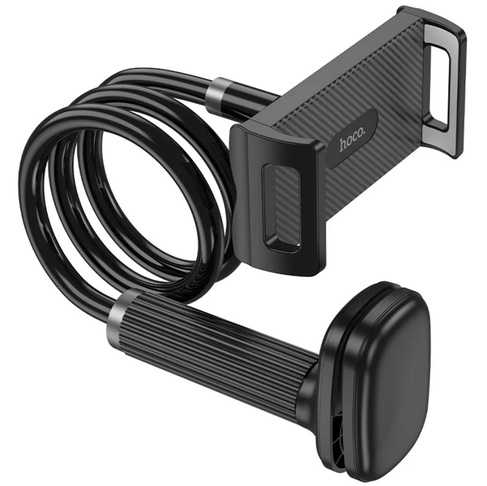 Flexible Hoco Universal Lazy Stand phone and tablet holder by TechPlus, showing adjustable design supporting various devices.