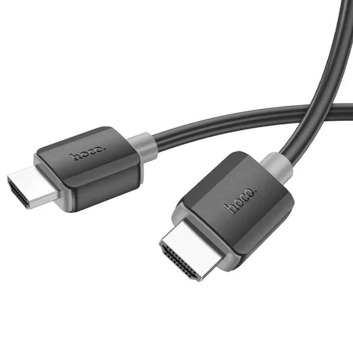 Techplus Hoco US08 HDTV to HDTV video cable, 4K 60Hz HDMI 2.0, showing connectors and cable for high-definition video transfer.