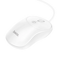 Techplus Hoco wired USB ergonomic mouse with contoured design and multiple buttons for comfortable computer use.