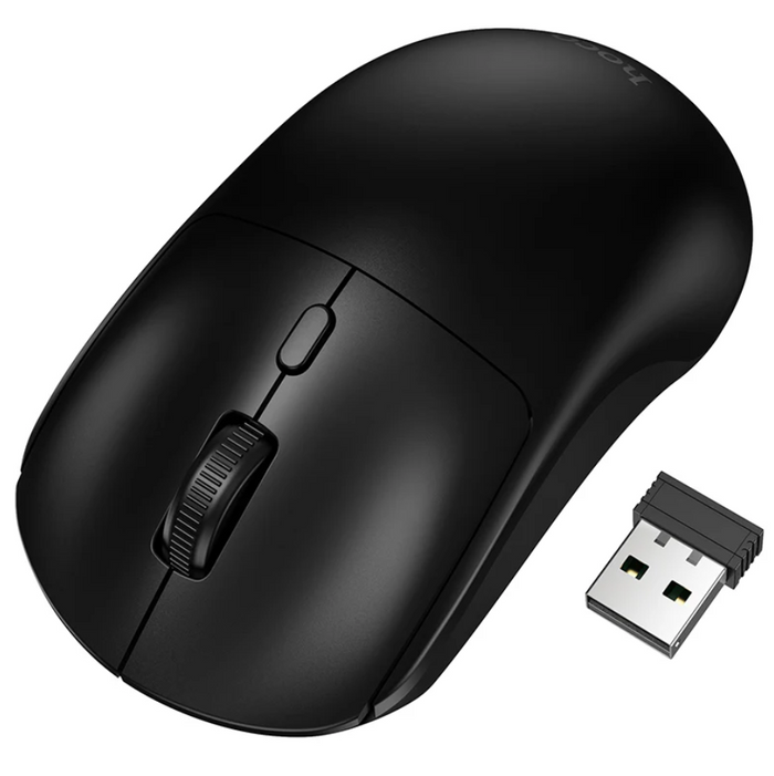 Techplus Hoco wireless mouse with adjustable DPI up to 1600, sleek design, featuring a compact and ergonomic shape.