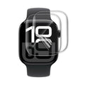 Hydrogel screen protectors for Apple Watch Series 10 46mm, pack of 6, designed to protect smartwatch screens from scratches and impacts.