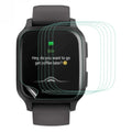 Hydrogel screen protectors for Garmin Venu Sq 2 Series smartwatch, pack of 6, transparent watch case protection