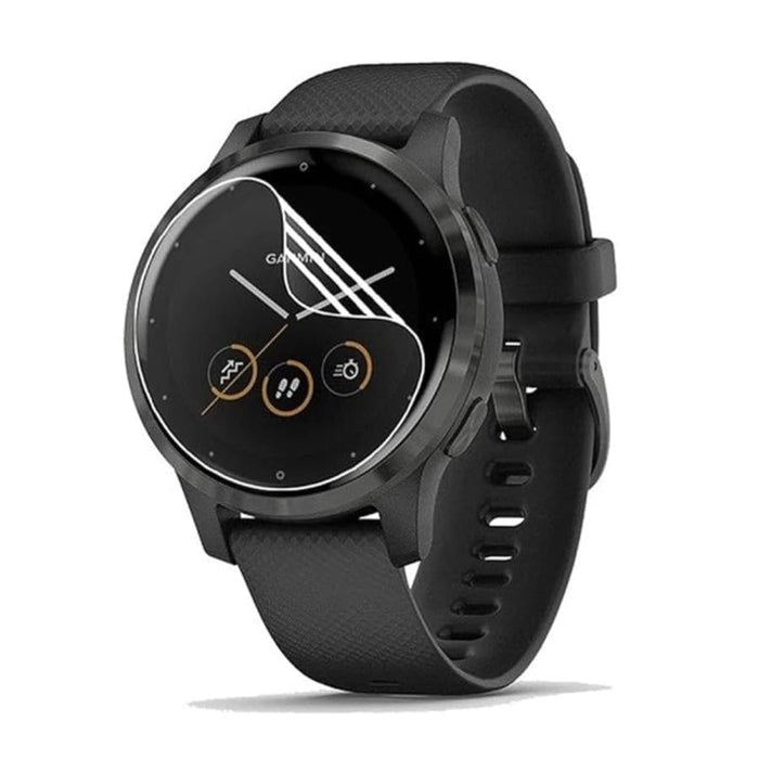 Hydrogel screen protectors for Garmin Vivoactive 4 40mm smartwatch, pack of 6, designed to shield the watch screen.