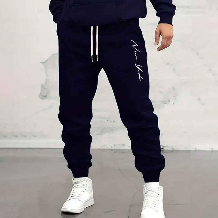 Black Stylish 3Sixty5 Hyperfit Urban Sports Trousers for men, showing the sleek, fitted design and athletic style.