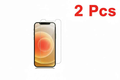 Techplus iPhone 12 Pro glass screen protector 2-pack showing clear, tempered glass covers for front screen protection.