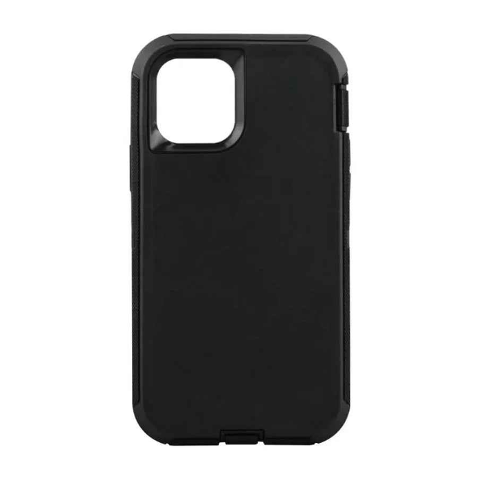 Techplus iPhone 14 heavy-duty shockproof mobile phone case showing rugged design and reinforced edges for protection.