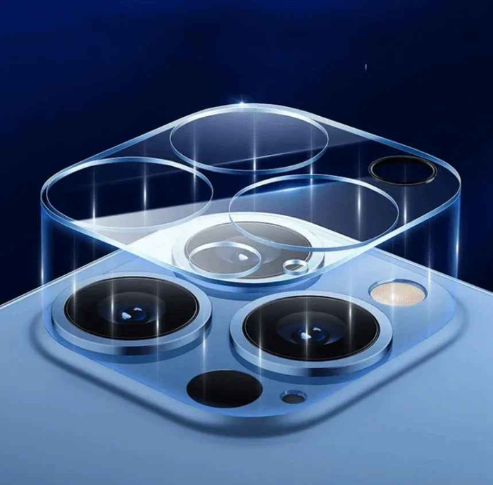 Techplus iPhone 15 Pro Max rear back camera glass replacement lens cover, protective and clear for camera lens repair.