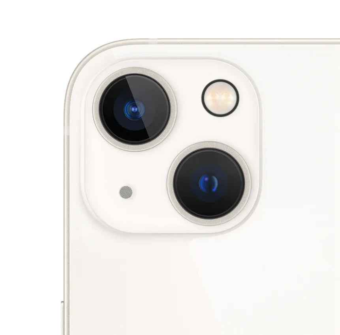Techplus iPhone 15 rear back camera glass replacement lens cover showing a clear, new protective camera lens for the back of the phone.