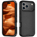 Techplus iPhone 17 Pro Max triple layer armor hard case showing rugged protective design and textured surface for mobile phone protection.