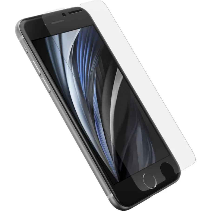 Techplus tempered glass screen protector for iPhone 6, 7, and 8, HD clear 9H hardness, 2-pack for screen protection.