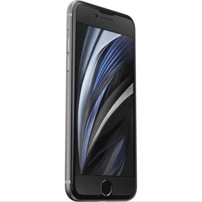 Techplus iPhone 8 Plus glass screen protector displaying a clear, durable protective layer on the device screen.