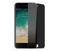 Techplus iPhone SE privacy tempered glass screen protector, 9H anti-spy, clear protective film for iPhone 1st, 2nd, and 3rd gen models.