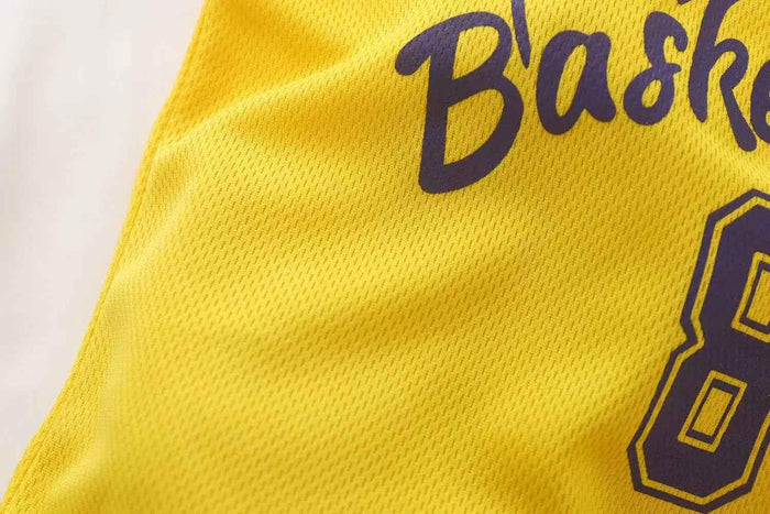 Baby Way NZ kids' sportswear matching set with black basketball and netball tops for toddlers, suitable for active play.