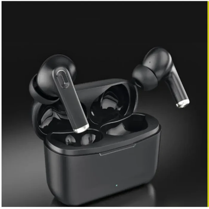Black Lanxun Bluetooth 5.3 in-ear headphones with sleek design, wireless earbuds from Mead's Supply & Equipment Outfitters.