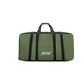 Large ECOTREK 120L waterproof travel storage bag with wheels, durable and suitable for luggage and travel organization.