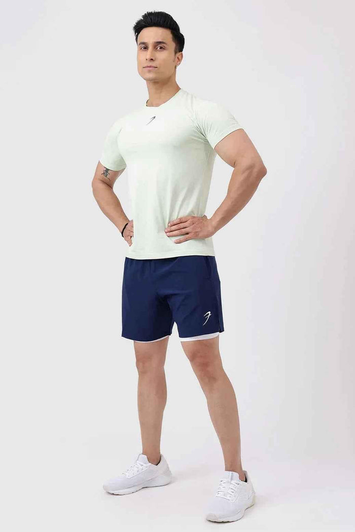 Light green Pulse T-shirt by Fuaark Nz, trendy and comfortable cotton T-shirt for casual wear.