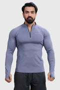 Light grey Fuaark Nz sweater pullover, showcasing a comfortable and stylish casual knit for everyday wear.
