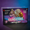 Purple rectangular box featuring a sorceress and a white lion in armor with glowing pink and blue light streaks.