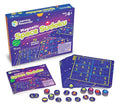 Purple box for Magnetic Space Sudoku with dark blue game boards, instructions, and round numbered alien magnets.