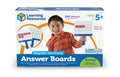Packaging shows a boy holding a white ten-frame board with red circle magnets. Blue and orange design, 104 pieces.