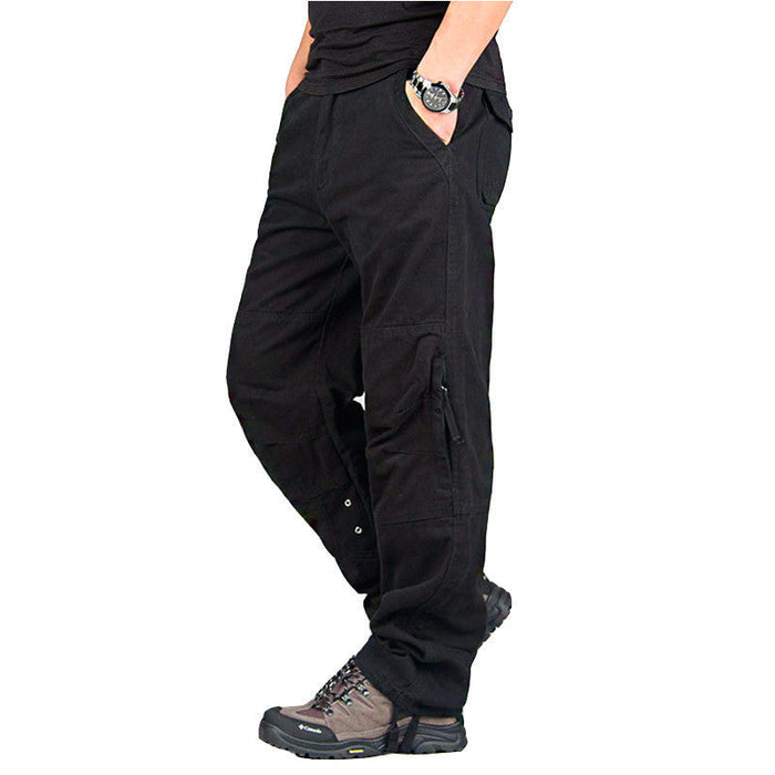 Men's multi-pocket cargo pants from dealonline.co.nz, featuring multiple functional pockets and durable fabric.