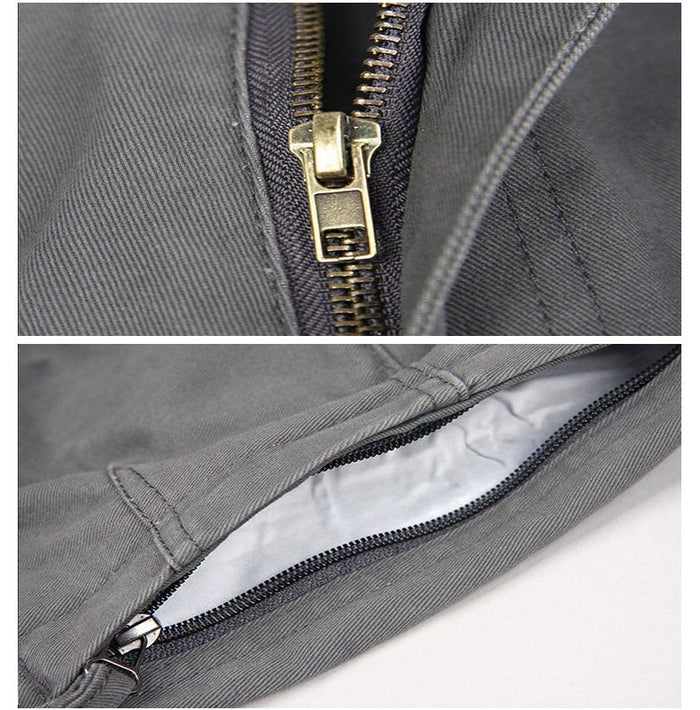 Men's multi-pocket cargo pants from dealonline.co.nz, showing durable fabric and multiple functional pockets.