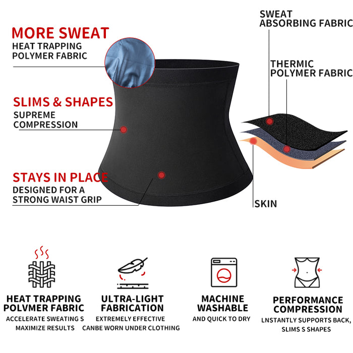 Men's Body Shaper Waist Trainer Slimming Belt