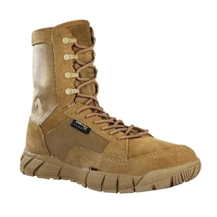 Men's outdoor hiking shoes in brown from Mead's Supply & Equipment Outfitters, durable trail footwear with rugged grip and supportive design.