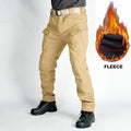 Men's tactical cargo pants by dealonline.co.nz, water-resistant ripstop fabric, tan color, designed for durability and outdoor use