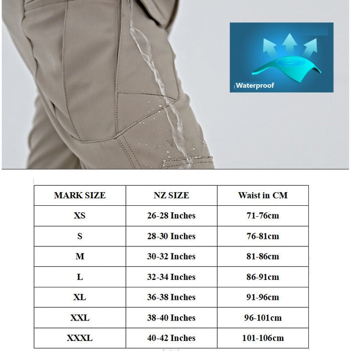 Men's dealonlinenz tactical pants with water-resistant, flex ripstop fabric and cargo pockets, designed for durability and outdoor work.