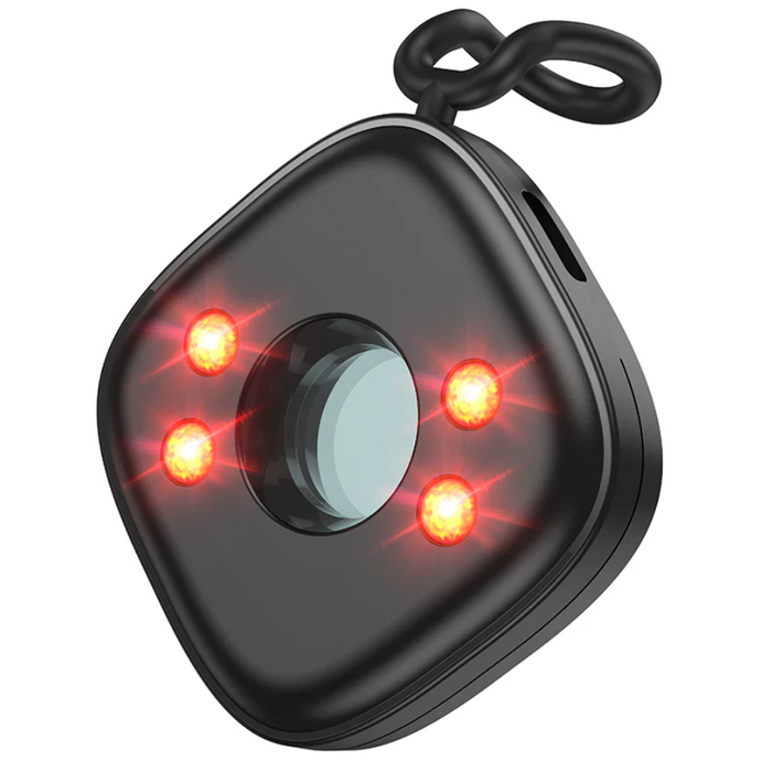 TechPlus Mini Portable Hidden Camera Detector with infrared finder, compact device for detecting covert cameras and surveillance equipment.