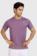 Fuaark Nz Motion Plum men's lightweight running T-shirt, breathable quick-dry performance tee for active wear.