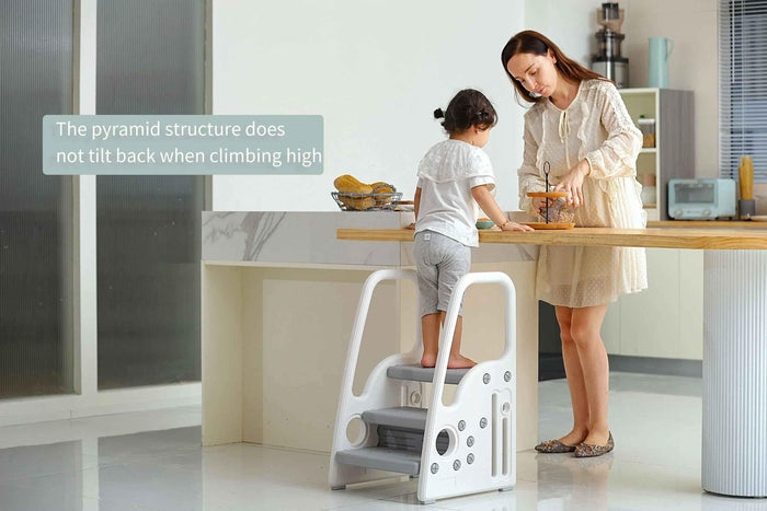 Baby Way NZ 3-in-1 indoor slide, chair, and step stool for toddlers, designed for versatile play and easy indoor use.