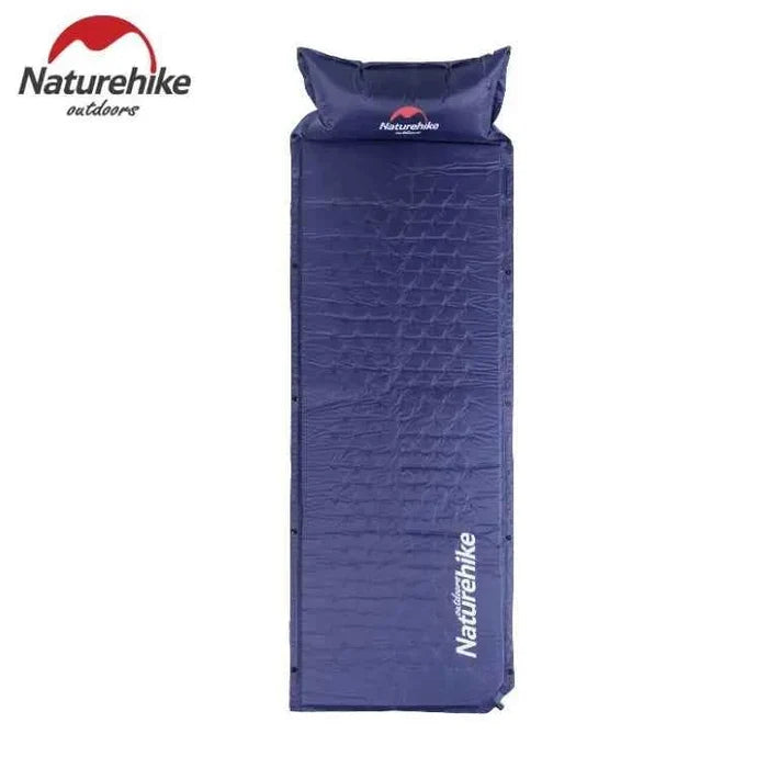 Green Naturehike NH Wide and Thick Connectable Air Mattress for camping, inflatable camping pad, 1800x600x25mm, by Mead's Supply.