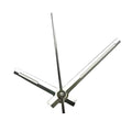Silver NH35 replacement watch hand set with clock hands, designed for watch repair and customization.