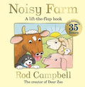 Yellow book cover featuring an illustrated cow, sheep, pig and dog with gold text and a 35th-anniversary seal.