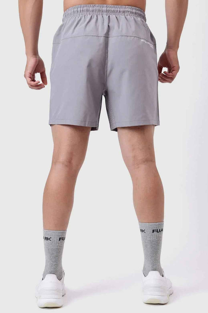 Fuaark Nz grey Nova shorts for women, comfortable casual shorts with a relaxed fit, suitable for everyday wear.