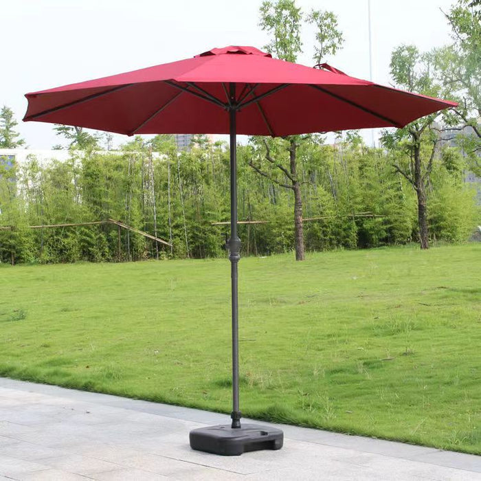 2.7m dealonline.co.nz patio umbrella with sun-resistant fabric, ideal for garden, balcony, or outdoor patio use