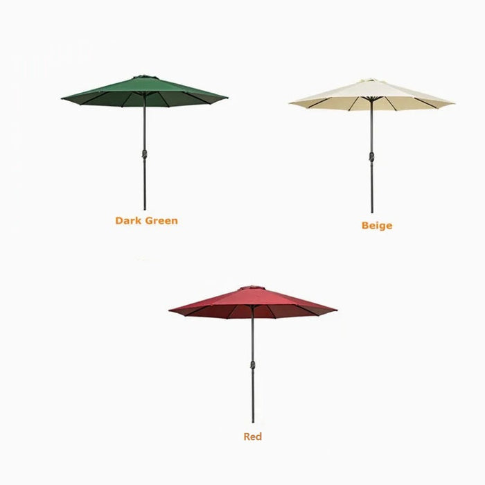 2.7m dealonline.co.nz patio umbrella with sun-resistant fabric, garden and balcony outdoor shade in vibrant colors