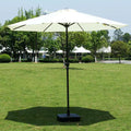 2.7m dealonline.co.nz patio umbrella with sun-resistant canopy for garden, balcony, and outdoor patio spaces