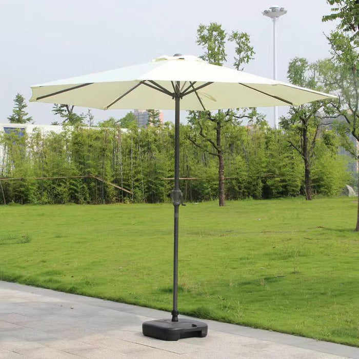 2.7m dealonline.co.nz patio umbrella with sun-resistant fabric, ideal for garden or balcony shade, featuring sturdy support pole.