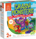 Colorful game box for ages 2 plus with four cartoon monsters on a skate ramp and bold green Crash Monsters lettering.