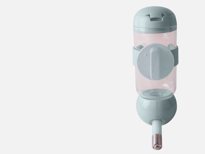 Dealonlinenz pet drinker bottle water feeder, 500ml, clear plastic with a nozzle for easy pet hydration.