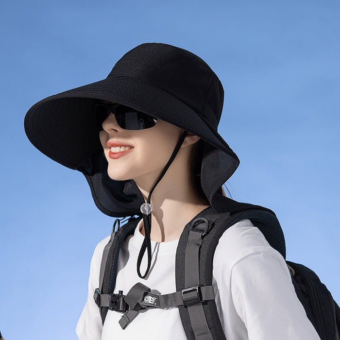 Pink wide brim sun hat from dealonline.co.nz with UV protection, perfect for outdoor fishing and hiking activities.