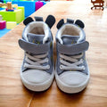 Happy Feet NZ plush high-top sneakers with soft, secure fit and playful design, ideal for kids' comfort and style.
