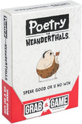 White and red portable game box featuring a cartoon caveman and the text Speak Good or U No Win.