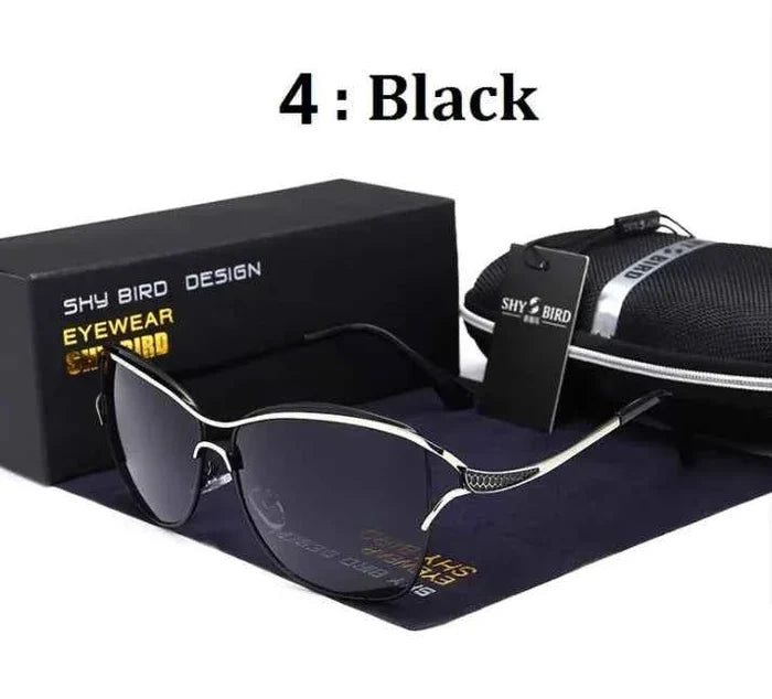 Gold polarized women's sunglasses from Mead's Supply & Equipment Outfitters, stylish eyewear for women.