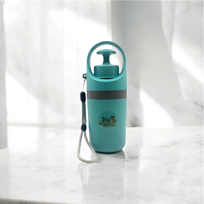 Portable dog pooper scooper from DogTreatNZ with ergonomic handle and waste bag holder for easy cleanup.