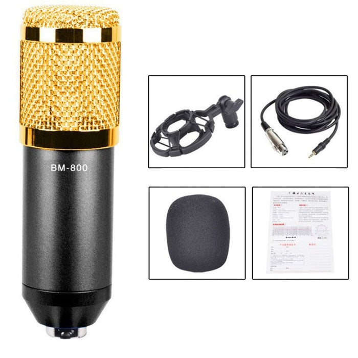 Dealonlinenz professional PC podcast streaming microphone kit with cardioid condenser microphone and accessories for clear audio.
