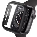 Black protective case for Apple Watch Series 2 38mm, designed to safeguard the watch with a sleek, durable cover.